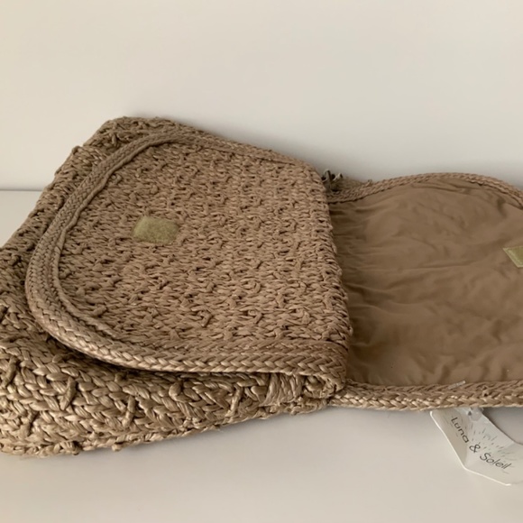 Vintage Gloria Astor Straw Clutch bag - Luna & Soleil - Picture 4 of 10